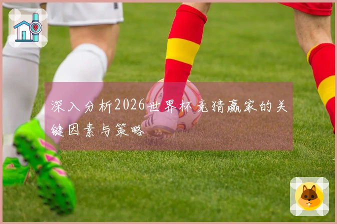 深入分析2026世界杯竞猜赢家的关键因素与策略